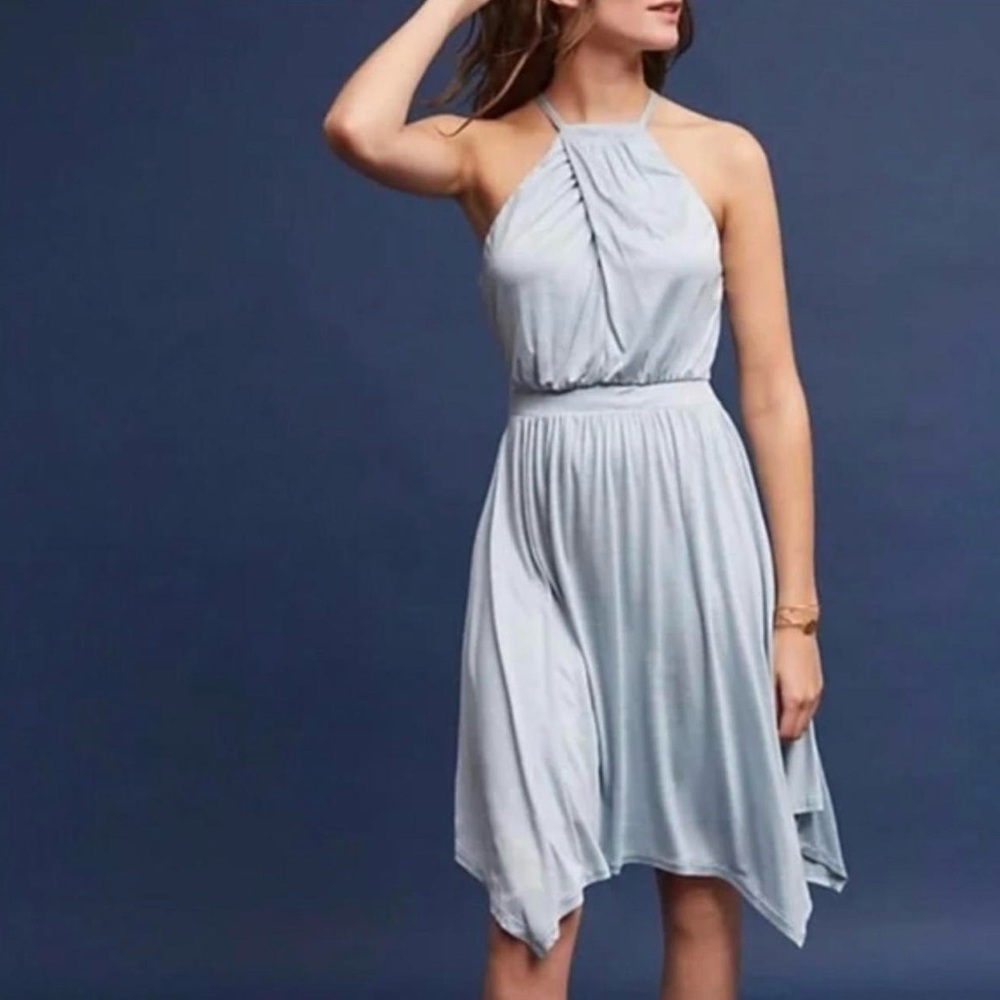 Anthropologie Rochelle Halter dress